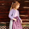 Kindertrachtenjacke oder Strickjacke aus Bio-Schurwolle mit trachtigem Zopfmuster, handgestrickt in Bayern